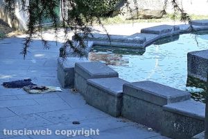 Viterbo - La fontana al parco del Murialdo