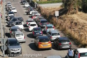 Viterbo - Sosta selvaggia in via Monti Cimini