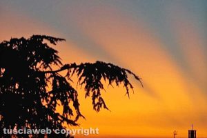 Viterbo - Un tramonto