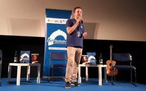 Montefiascone - Vaniel Maestosi sul palco dell'Est film festival