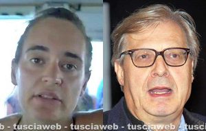Carola Rackete e Vittorio Sgarbi