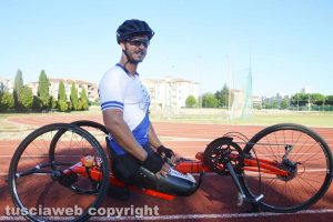 Tiziano Monti in handbike