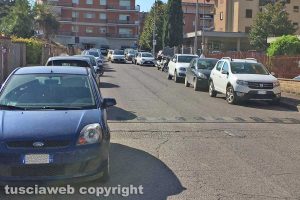 Viterbo - Sosta selvaggia in via Monti Cimini
