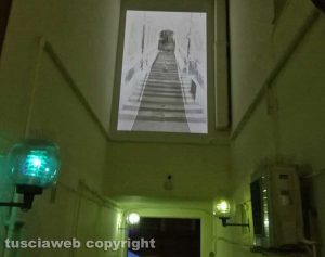 Viterbo - Sottopassaggio a via Marconi - Installazione dedicata alla Scala Santa
