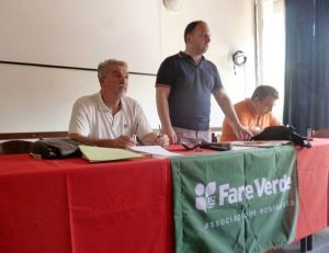 Sa sinistra Silvano Olmi e in piedi Francesco Greco