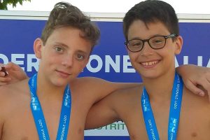 Sport - Nuoto - Tarquinia - Giosuè Battellocchi e Lorenzo Carpegna
