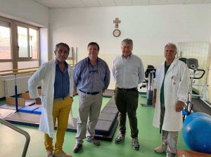 Villa Immacolata - La visita del senatore Umberto Fusco