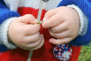 Le mani di un bambino