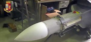 Torino - Polizia - Missile sequestrato