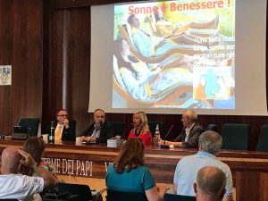 Viterbo - terme dei papi - La presentazione del progetto di riabilitazione del sonno