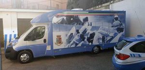 Il camper della polizia stradale