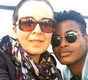 Claudia Luigia Narsi e il figlio Pietro Braga