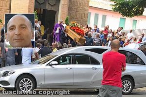 Viterbo - I funerali di Maurizio Ragonesi