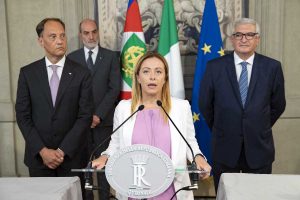 Giorgia Meloni al Quirinale