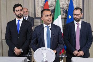 Luigi Di Maio (M5s) dopo il colloquio con Mattarella
