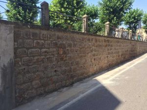 Vejano - Le mura di via Roma