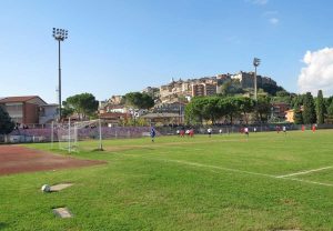 Sport - Calcio - Orte - Una partita allo stadio Filesi