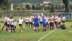 Sport - Calcio - Flaminia - I rossoblù in campo