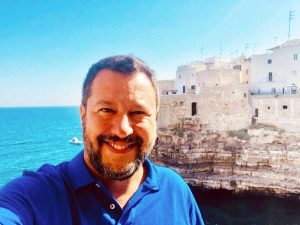 Matteo Salvini a Polignano