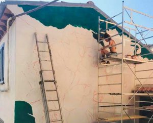 Viterbo - Sant'Angelo, la realizzazione del murales sul Libro della giungla