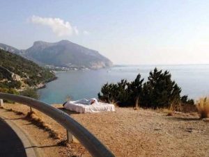 Dorgali - Il materasso piazzato sul promontorio