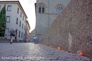 Viterbo - La commemorazione delle vittime del ponte Morandi