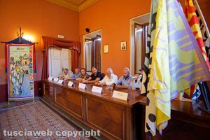 Ronciglione - La presentazione delle corse a vuoto dei cavalli 2019