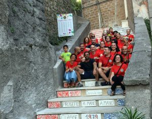 Vignanello - Inaugurata la scalinata in via San Rocco