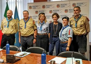 Roma - La delegazione Euromoot alla regione Lazio