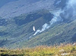 Svizzera - Aereo caduto sul passo del Sempione