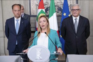 Roma - Giorgia Meloni al Quirinale