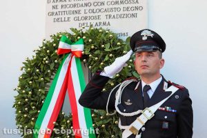 Viterbo – La commemorazione dei carabinieri Pietro Cuzzoli e Ippolito Cortellessa