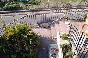 Civita Castellana - Lavori in via Belvedere Falerii Veteres