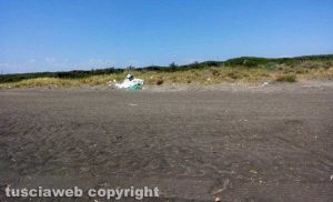 La spiaggia di Riva dei Tarquini