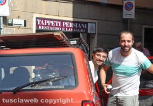 Daniele Sabatini e Matteo Achilli sulla Panda