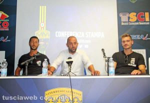 Sport - Calcio - Viterbese - La presentazione di De Falco e Biggeri