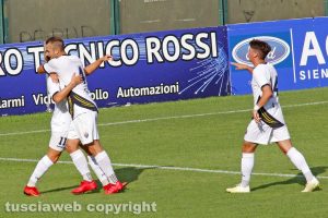 Sport - Calcio - Viterbese - L'esultanza di Jari Vandeputte