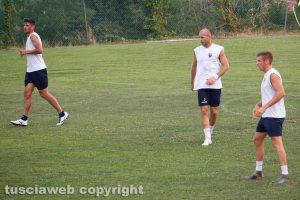 Sport - Calcio - Viterbese - L'allenamento di ieri - Atanasov, Markic e Baschirotto