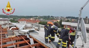 Maltempo - Intervento dei vigili del fuoco in Lombardia