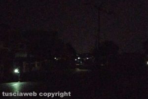 Il black out a Tarquinia Lido