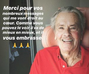 Svizzera - Alain Delon, prima foto dopo il malore