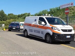 I carabinieri al pronto soccorso di Belcolle