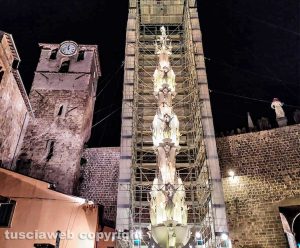 Viterbo - La macchina di santa Rosa a San Sisto - Foto Francesco D'Angelo Lampignano