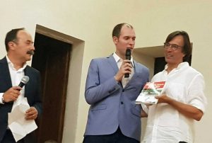 Orte - Federico Fabrizi, Alessandro Castellani e il sindaco di Orte Angelo Giuliani