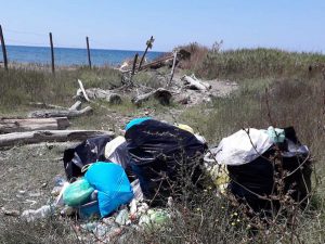 Discarica a cielo aperto a Tarquinia