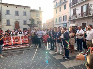 Castiglione in Teverina - Festa del vino - Il taglio del nastro