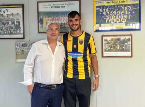 Sport - Calcio - Viterbese - Michele Volpe col presidente Romano