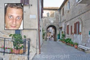 Castel Sant'Elia - Nel riquadro: Daniele Gatti