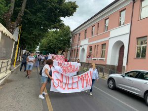 Capranica - Manifestazione dell'associazione A testa alta