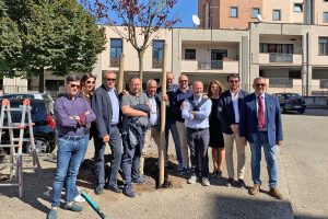 Viterbo - Fratelli d'Italia dona quattro piante alla città